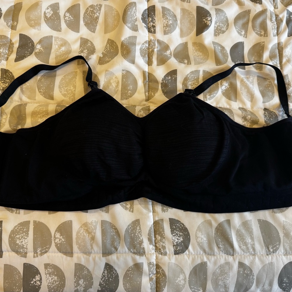 Kindred Bravely Nursing & Pumping Black Bra
